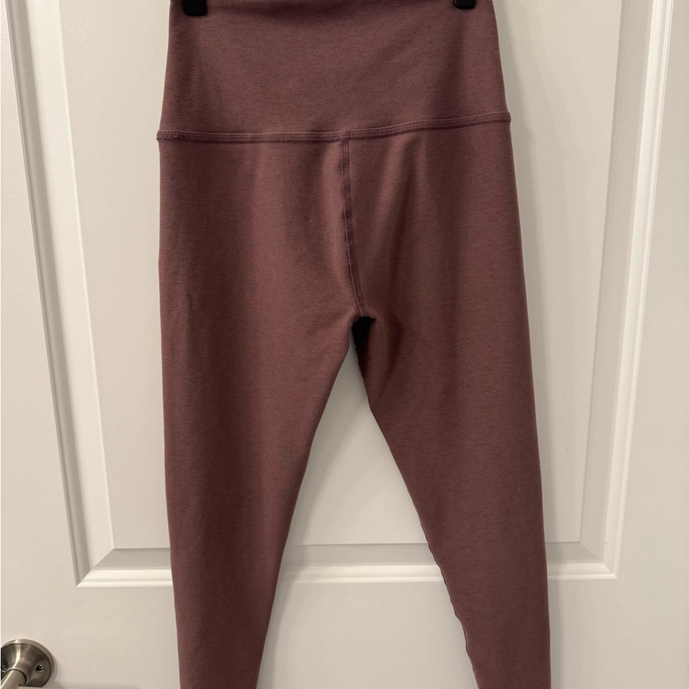 BEYOND YOGA BROWN SPACEDYE CAUGHT IN THE MIDI HIGH WAISTED LEGGING